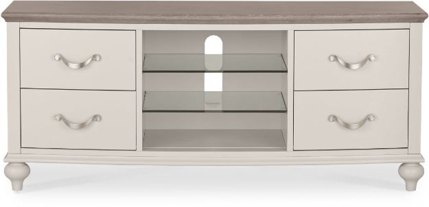 Picture of Monty TV Unit| Oak- Soft Grey