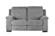 Picture of AVIS 2STR MANUAL RECLINING SOFA GREY WHITE FABRIC 