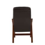 Picture of High Clerk Fireside Armchair| Brown PU