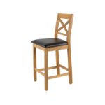 Picture of Salisbury Counter Stool| Brown PU Seat