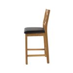 Picture of Salisbury Counter Stool| Brown PU Seat